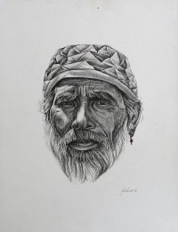 Saeed Lakho, untitled, 14 x 18 Inch, Mix Media On Paper, Figurative Painting, AC-SL-045